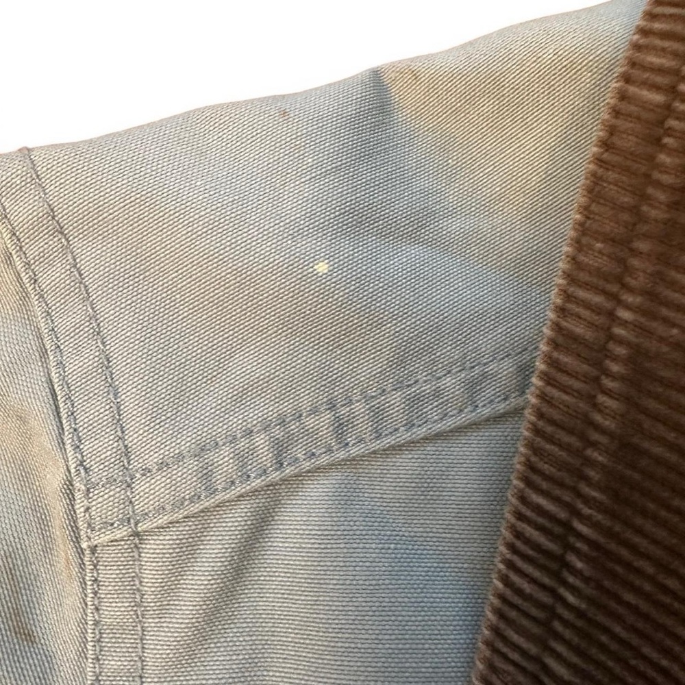 L.L. Bean Women’s‎ Light Blue Corduroy Collar Insulated Jacket Size Large - Picture 6 of 8